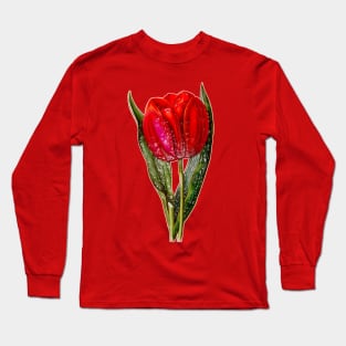 Red Tulip Viscountess Long Sleeve T-Shirt